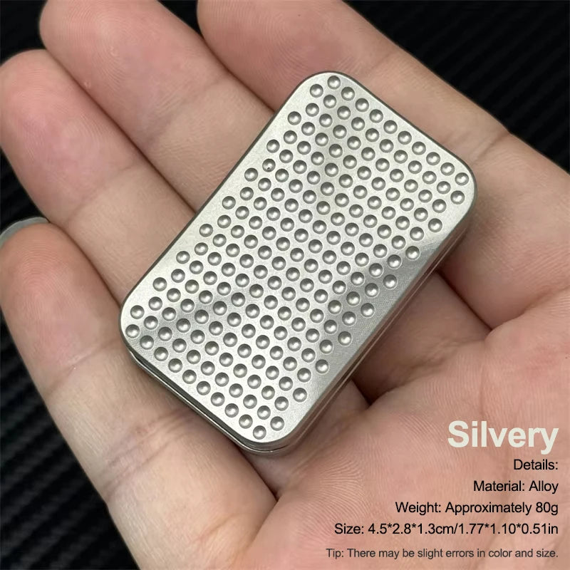 1 EDC Fidget Slider Rotating Anti Pressure Metal Soap Sensory Toy Addah Focal Table Toy Soft Magnetic Slider