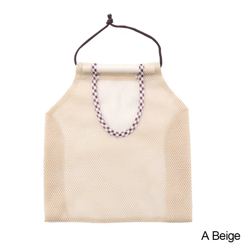 Reusable Kitchen Hanging Mesh Bag Home Fruit And Vegetable Storage Net Bag For Ginger Garlic Potatoes Onions Hollow Mesh Bag