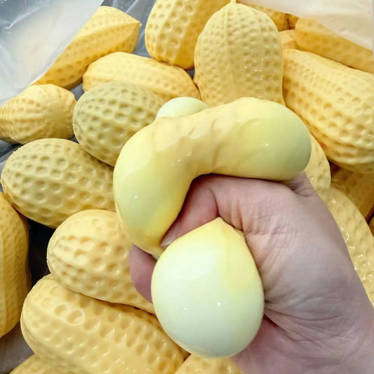 Peanut Stress Relief Toys Soft Squeeze Toy Squishy Toy No Rebound Sensory Fidget Toy ASMR Sensory Anti Stress Toys for Adults