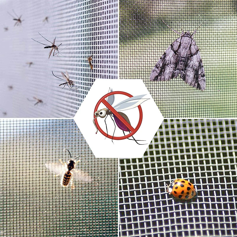 DTGJ Magnetic Door Screen Mosquito Net Custom Size Summer Anti insect Mesh Automatic Closing Curtain Applicable to glass doors