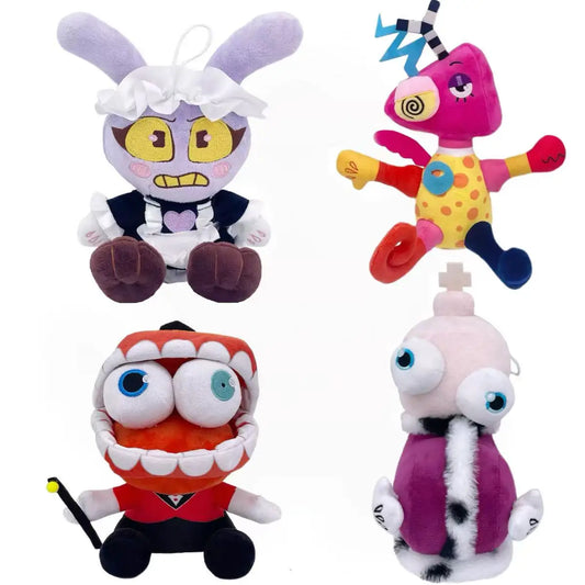 New The Amazing Digital Plush Toys Amazing Circus Clown Rabbit Plush Dolls Periphery Stuffed Toys Kids Adults Gift