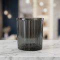 Set x6 vasos Whisky Rayado grey por mayor - Bazar Mayorista