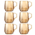 Set tazas de cafe diamond gold por mayor - Bazar Mayorista