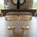 set x 6 copas de champagne Dot gold por mayor - Bazar Mayorista