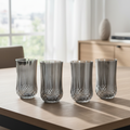 Set x 6 vasos altos Stylo Grey por mayor - Bazar Mayorista