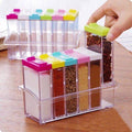 Especiero cristal x6 por mayor - Bazar Mayorista