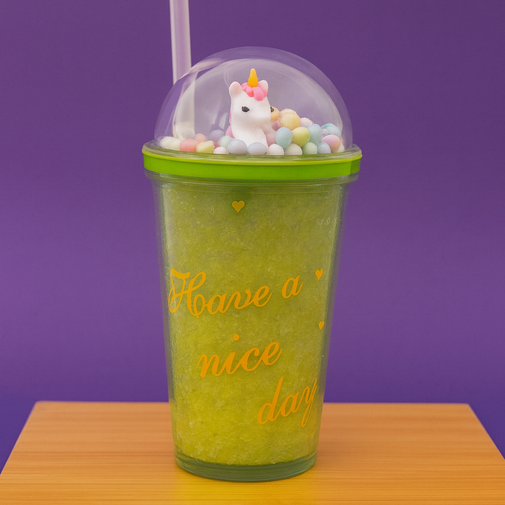 Vaso acrilico unicornio por mayor - Bazar Mayorista