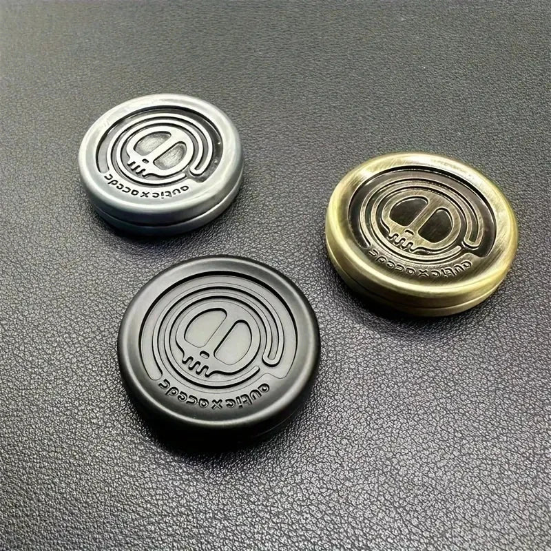 Devil Milk Cap Metal EDC Fidget Toys Magnetic Haptic Coins EDC Adult Autism Sensory Toys Hand Spinner  Adult Gifts
