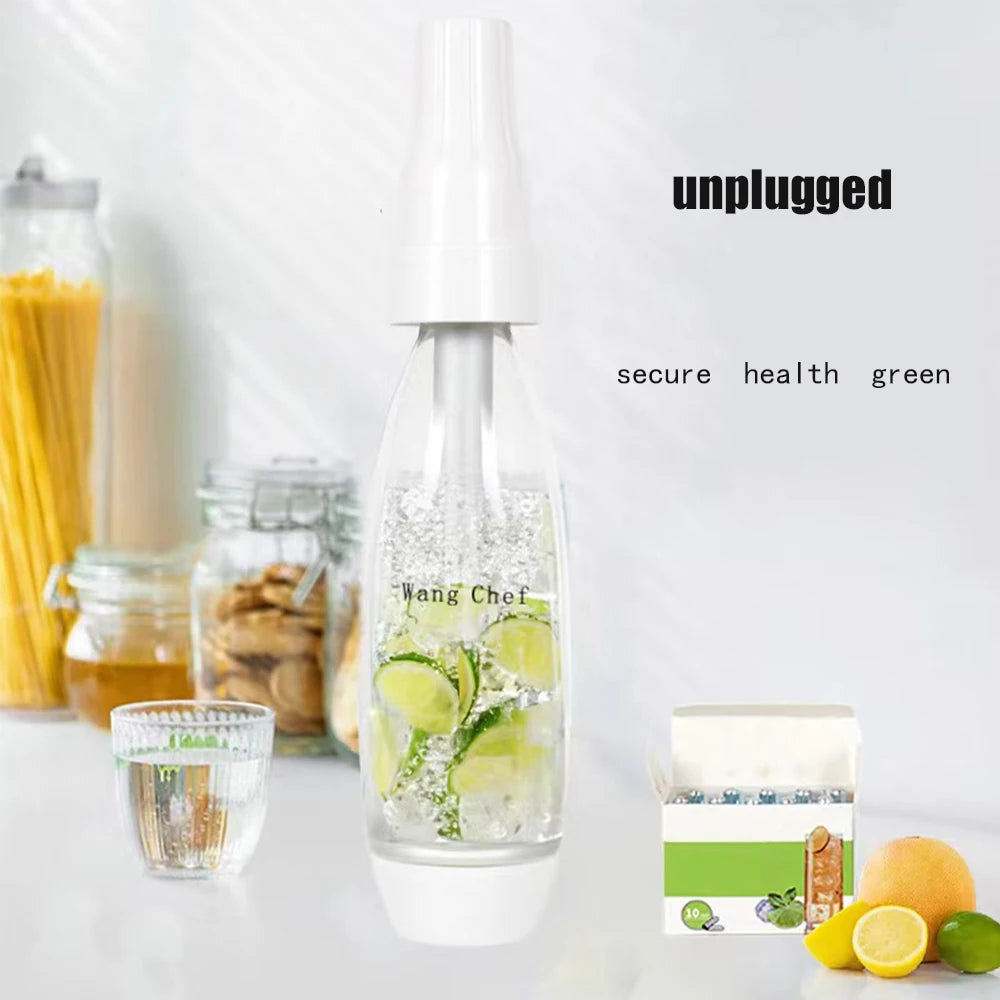 Bubble Water Machine Soda Machine Homemade Cup Carbonated Beverage Juice Bubble Machine Home Portable Bubble Water Machine