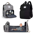 Mochila maternal con cuna desplegable por mayor - Bazar Mayorista