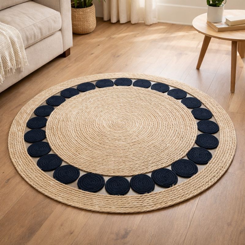 Alfombra Sol Combinado con borde por mayor - Bazar Mayorista