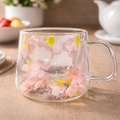 Taza Floral doble pared por mayor - Bazar Mayorista