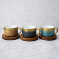 Taza ceramica degradé wood por mayor - Bazar Mayorista