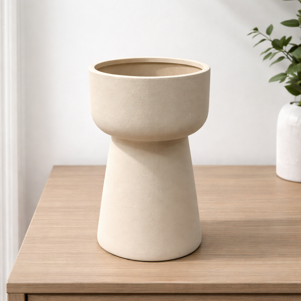 Jarrón Ceramica Cáliz por mayor - Bazar Mayorista
