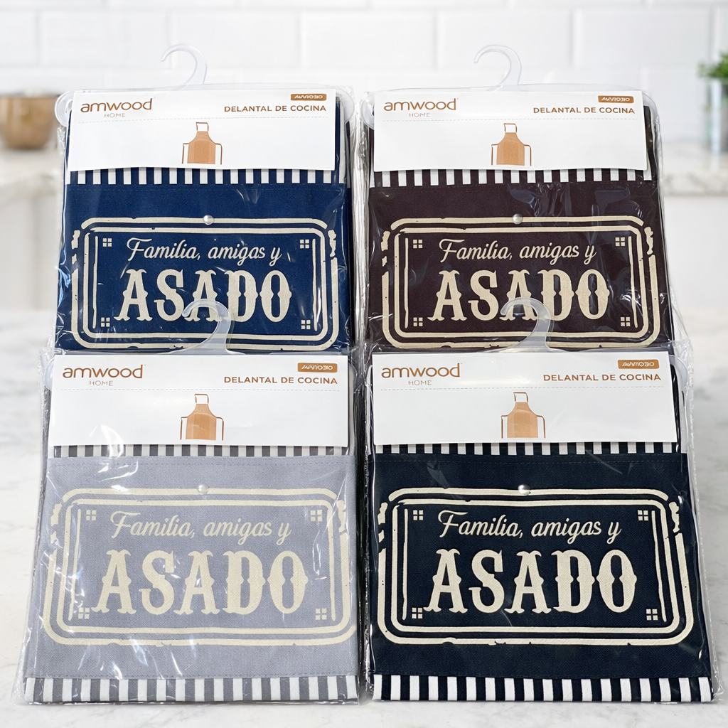 Delantal cocina Asado por mayor - Bazar Mayorista