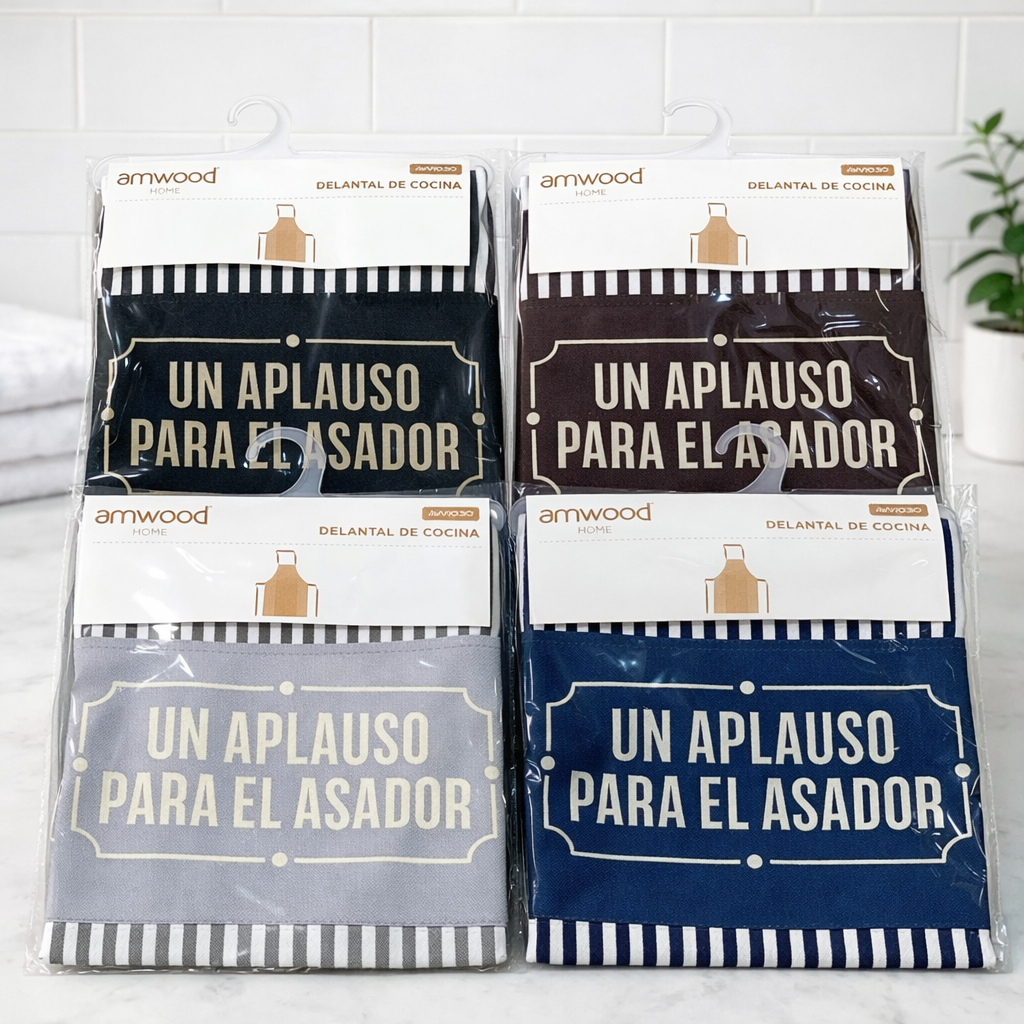 Delantal cocina Aplauso por mayor - Bazar Mayorista