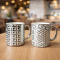 Taza Geometrica por mayor - Bazar Mayorista