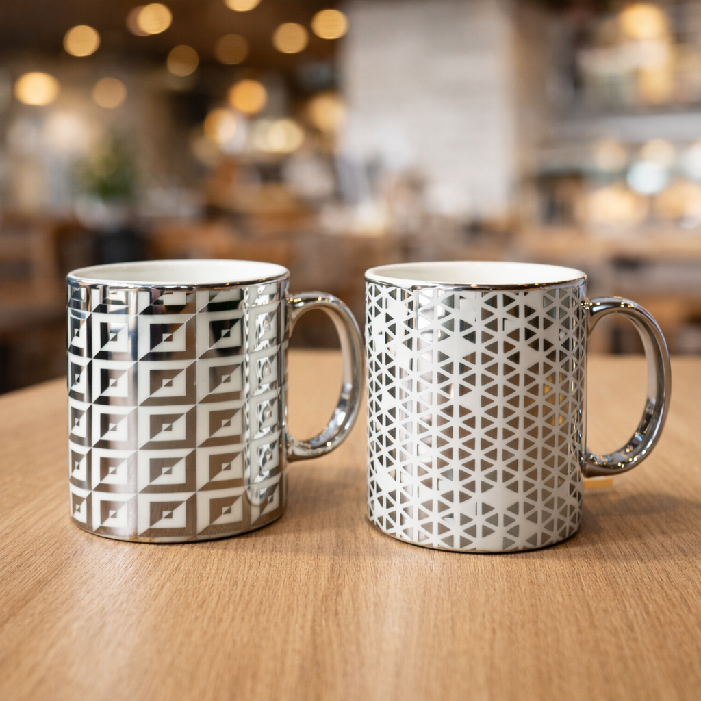 Taza Geometrica por mayor - Bazar Mayorista