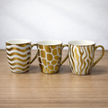 Taza Animal Print Gold por mayor - Bazar Mayorista
