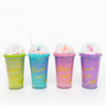 Vaso acrilico unicornio por mayor - Bazar Mayorista