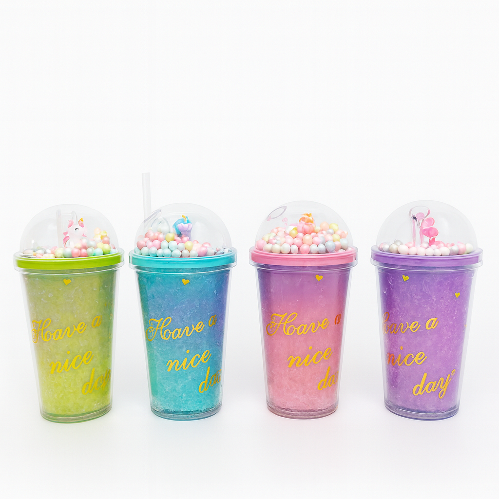 Vaso acrilico unicornio por mayor - Bazar Mayorista