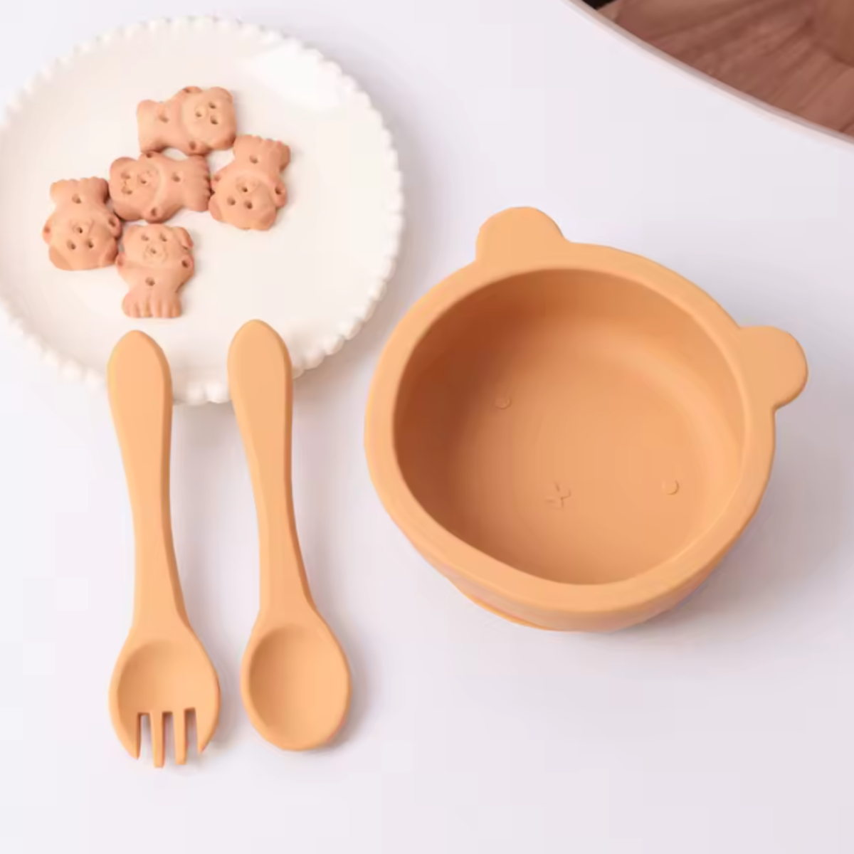 Set Infantil de Silicona x3 por mayor - Bazar Mayorista