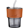 Vaso de vidrio ambar por mayor - Bazar Mayorista