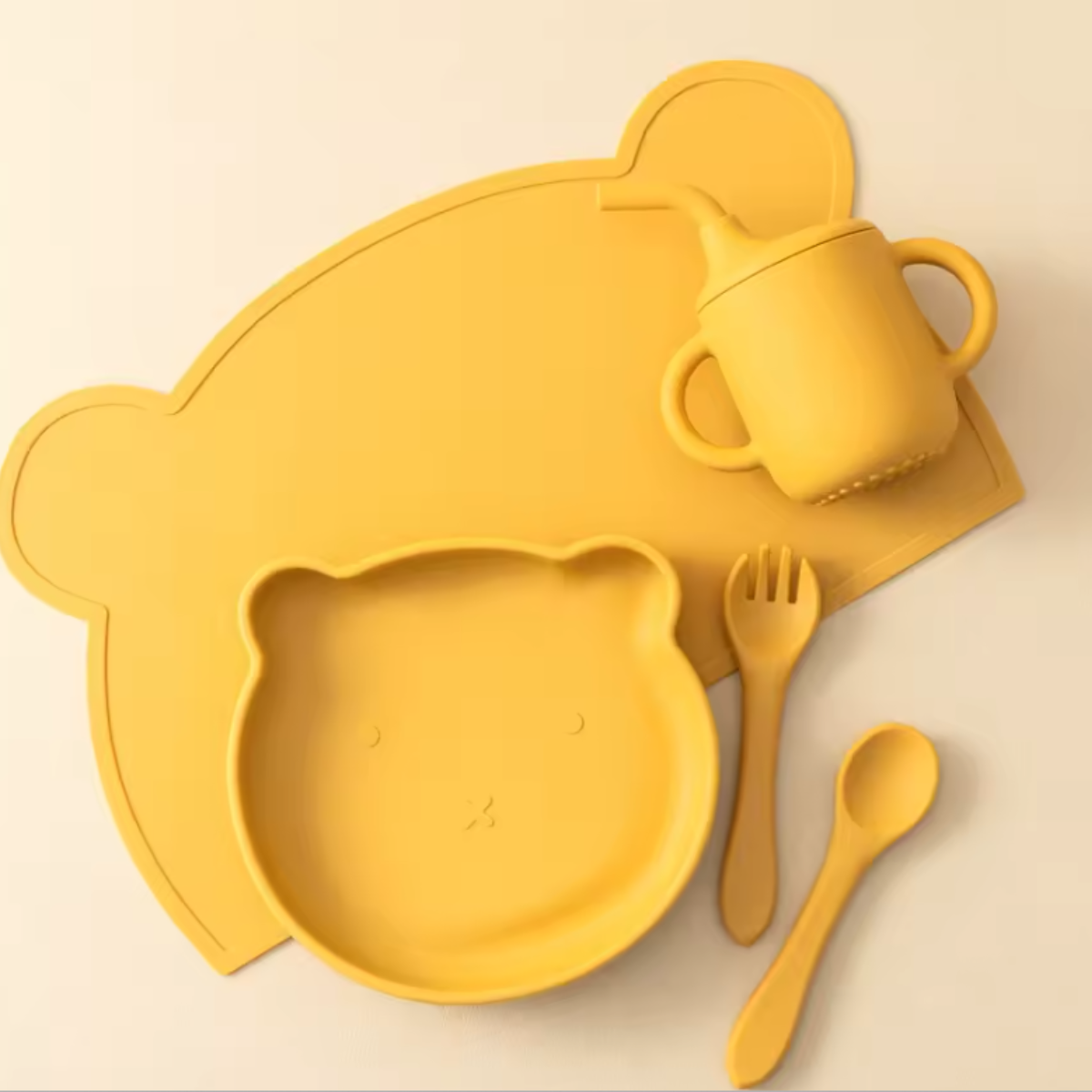 Set Infantil de Silicona x5 por mayor - Bazar Mayorista