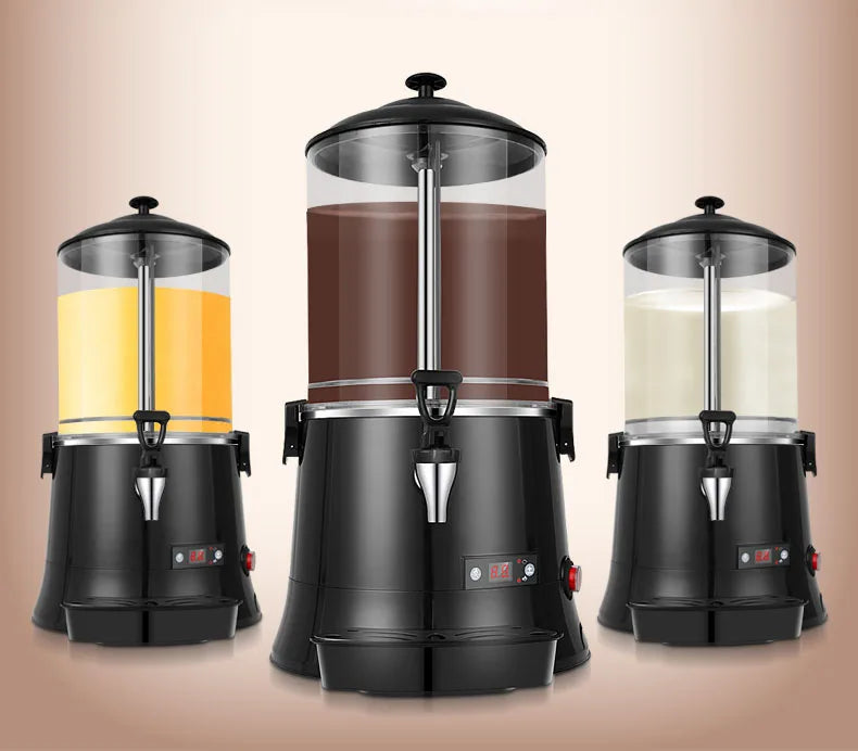 110V 220V 10L Hot Chocolate Warmer Machine Electric Hot Drink Milk Juice Mixer Blender Coffee Milk Wine Tea Dispenser Machine
