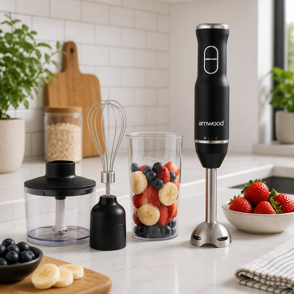 Licuadora de Mano con Accesorios 4 en 1 Amwood lifestyle AW-800
