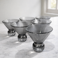 Set x 6 compoteras Corner Grey por mayor - Bazar Mayorista