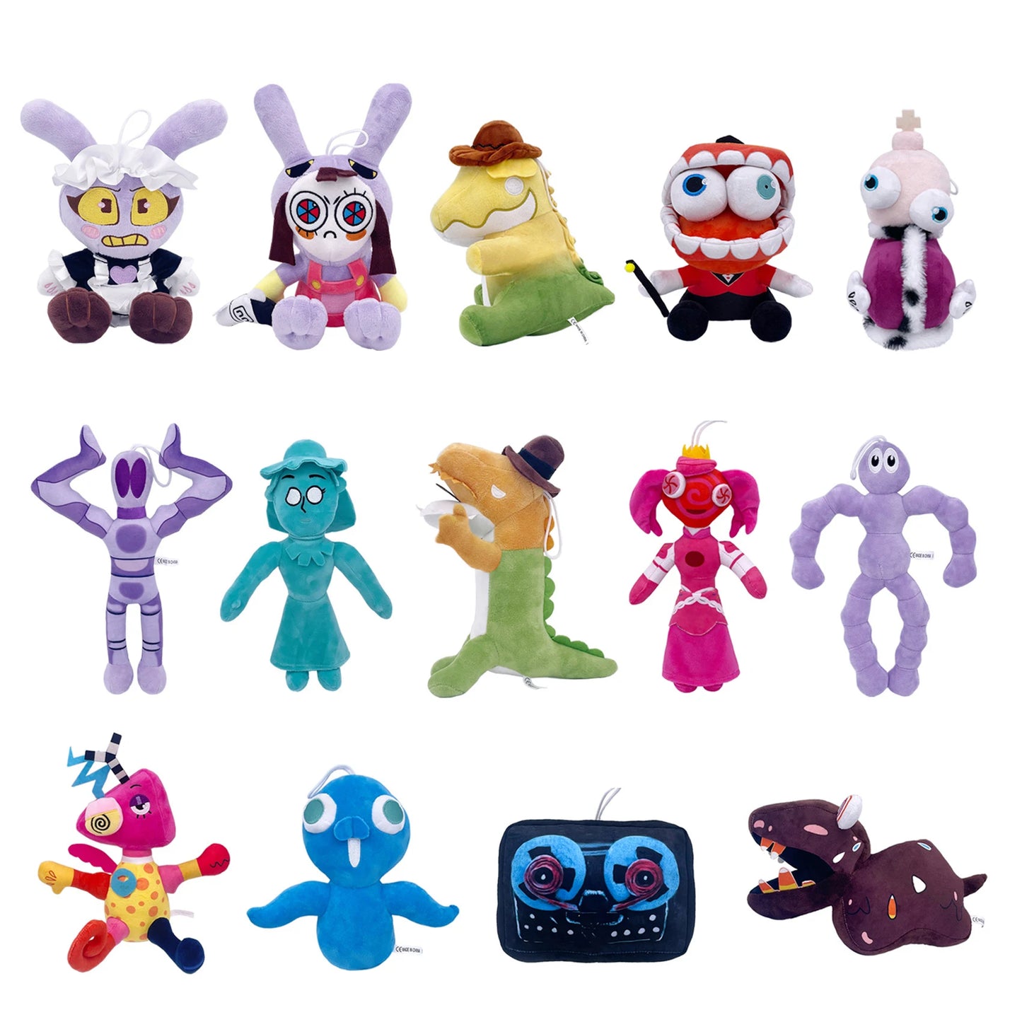 Hot Game Maid Jax Plush Toy THE AMAZING DIGITAL CIRCUS Anime Plushies Cuddly Stuffed Doll Kids Birthday Christmas Gifts