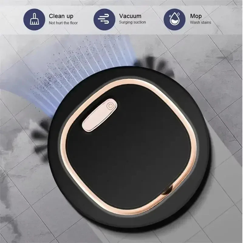 2026 New Smart Sweeping Robot Silent Vacuum Cleaner Sweep Mop Brush 3-in-1 Multi-function Intelligent Automatic Vacuum Cleaner