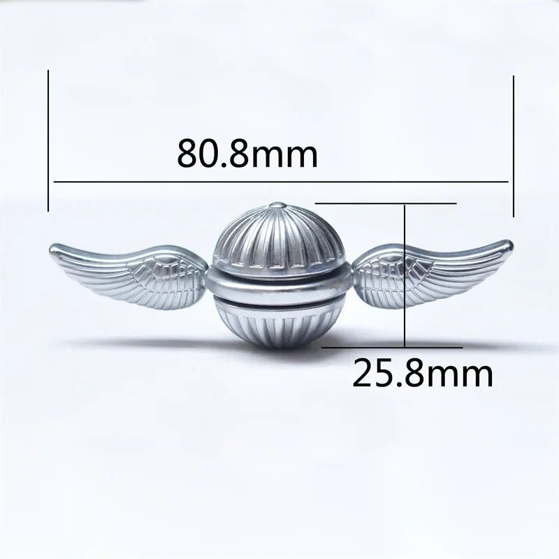 EDC Fingertip Spinning Gyroscope Fidget Spinner Anti Stress Toys for Kids & Adults Rotating Metal Orb Desktop Stress Relief Toy