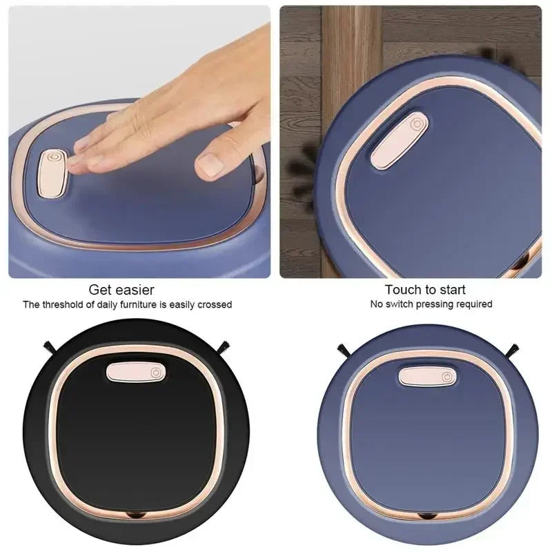 2026 New Smart Sweeping Robot Silent Vacuum Cleaner Sweep Mop Brush 3-in-1 Multi-function Intelligent Automatic Vacuum Cleaner