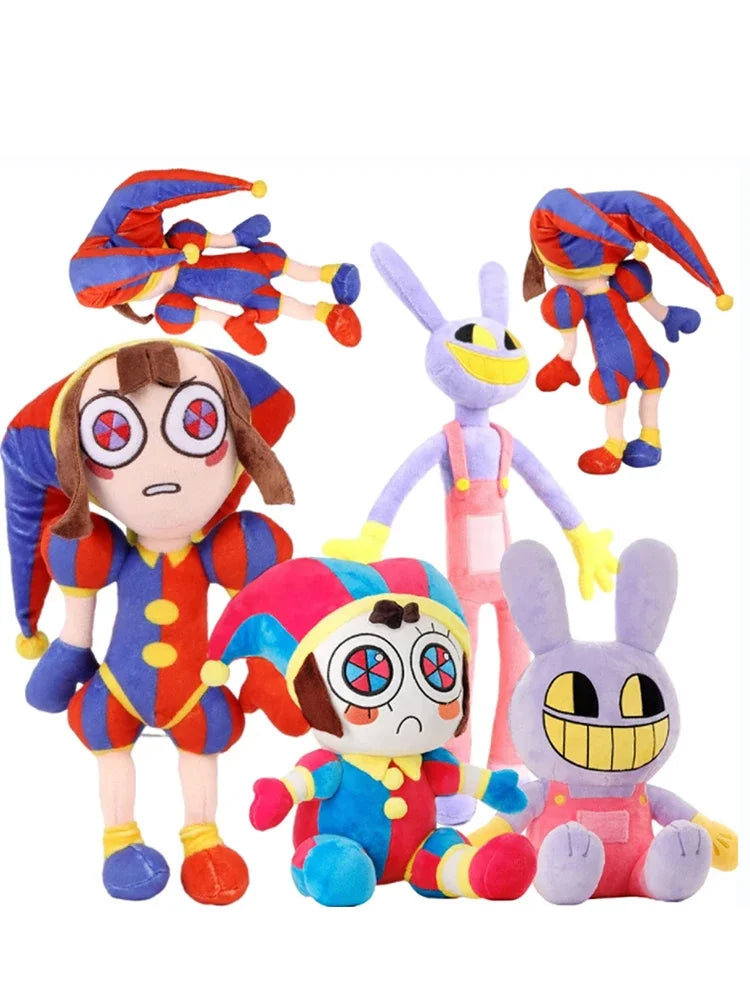 HOT The Amazing Plush Digital Circus Kawaii Plush Doll Stuffed Joker Pillow Manga Anime Christmas Birthday Gift Toys