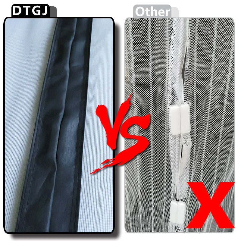 DTGJ Magnetic Door Screen Mosquito Net Custom Size Summer Anti insect Mesh Automatic Closing Curtain Applicable to glass doors