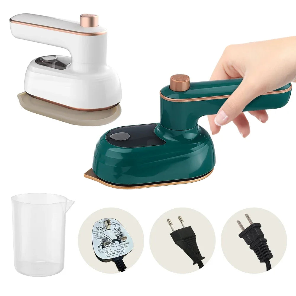 Mini Garment Steamer Steam Iron Handheld Portable Home Travelling For Clothes Ironing Wet Dry Ironing Machine Home Appliance