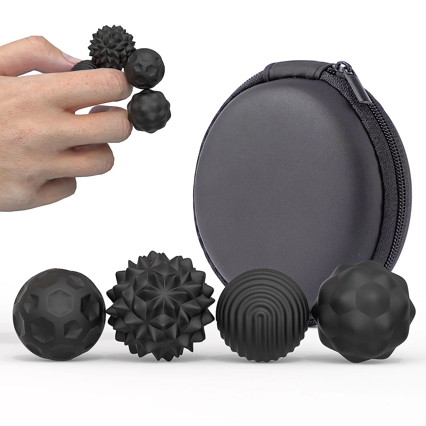 Silicone Magnetic Sensory Balls Fidget Toy Worry Balls Autism Calming Fidgeting Toy Kid Adults Anxiety Relief Stress Sensory Toy