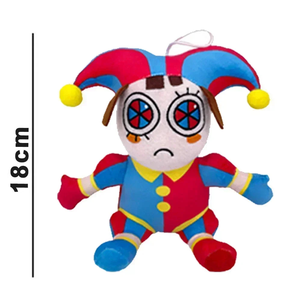 ///New Styles The Amazing Digital Circus Pomni Jax Plush Toy Anime Cute Theater Rabbit Doll Cartoon Clown Christmas Kids Gifts