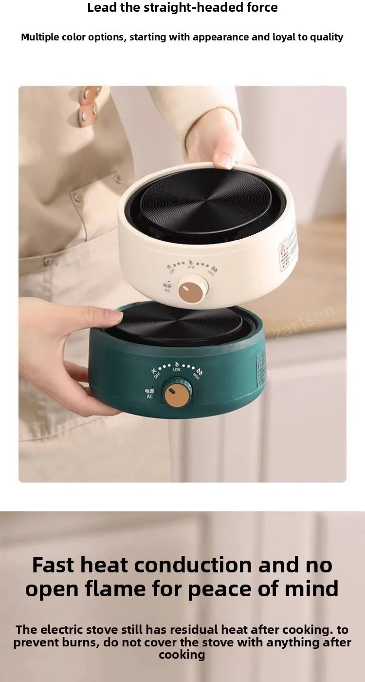 Electric Cookware Heating Base 500W Electric Heater Coffee Stove Home Manual Adjustable temperature Cooking Heater