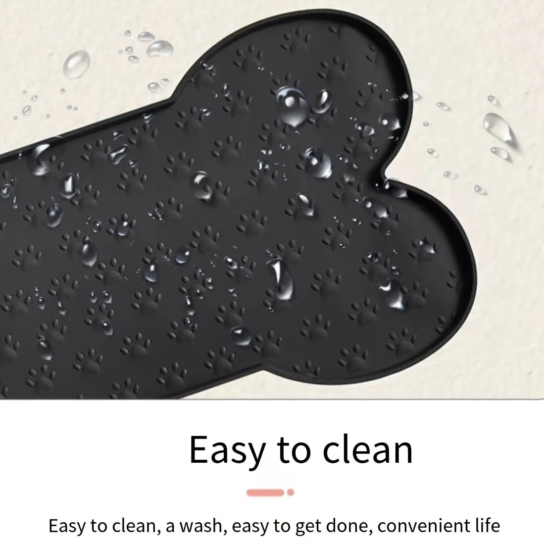 Silicone Dog Feeding Mat winter Non-Slip Pet Food Pad with Raised Edges Dog Mat Washable Waterproof Pet Bowl Pad Feeder Mats