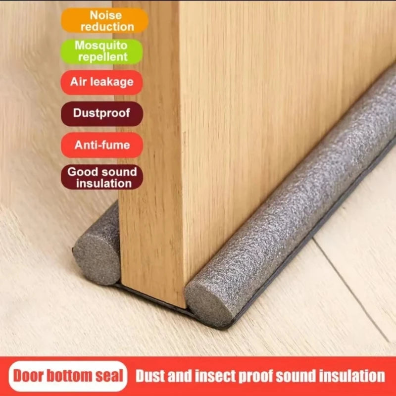 2-Pack Flexible Under Door Draft Stopper Bottom Seal Strip Weather Strip Anti-Cold Gap Blocker Thicker Sealing Strip 93 men di