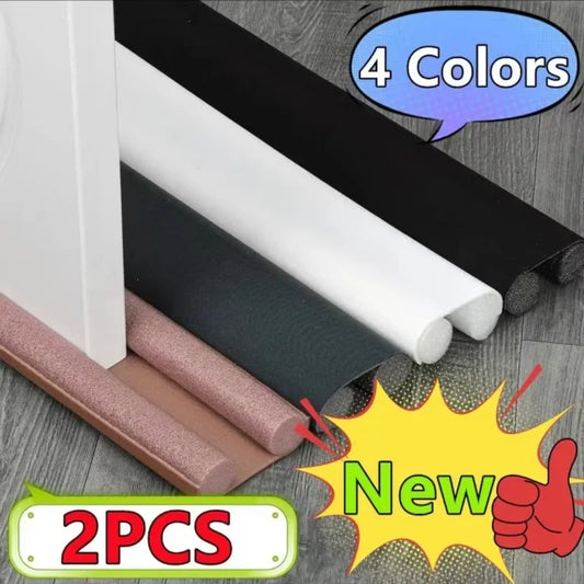 2-Pack Flexible Under Door Draft Stopper Bottom Seal Strip Weather Strip Anti-Cold Gap Blocker Thicker Sealing Strip 93 men di