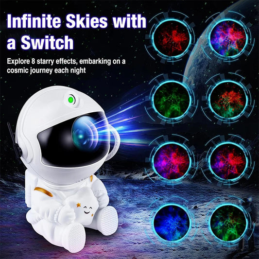 Astronaut Star Projector, Galaxy Projectors Light, Kids Nightlight, Nebula Ceiling Night Lamp,Gifts for Birthdays