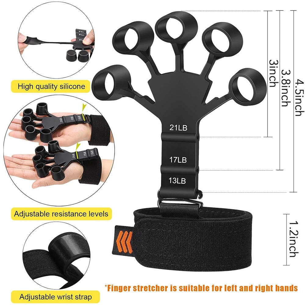 5-60Kg Adjustable Heavy Hand Gripper Fitness Hand Exerciser Grip Wrist Training Finger Gripper Hand Strengthener For Patient