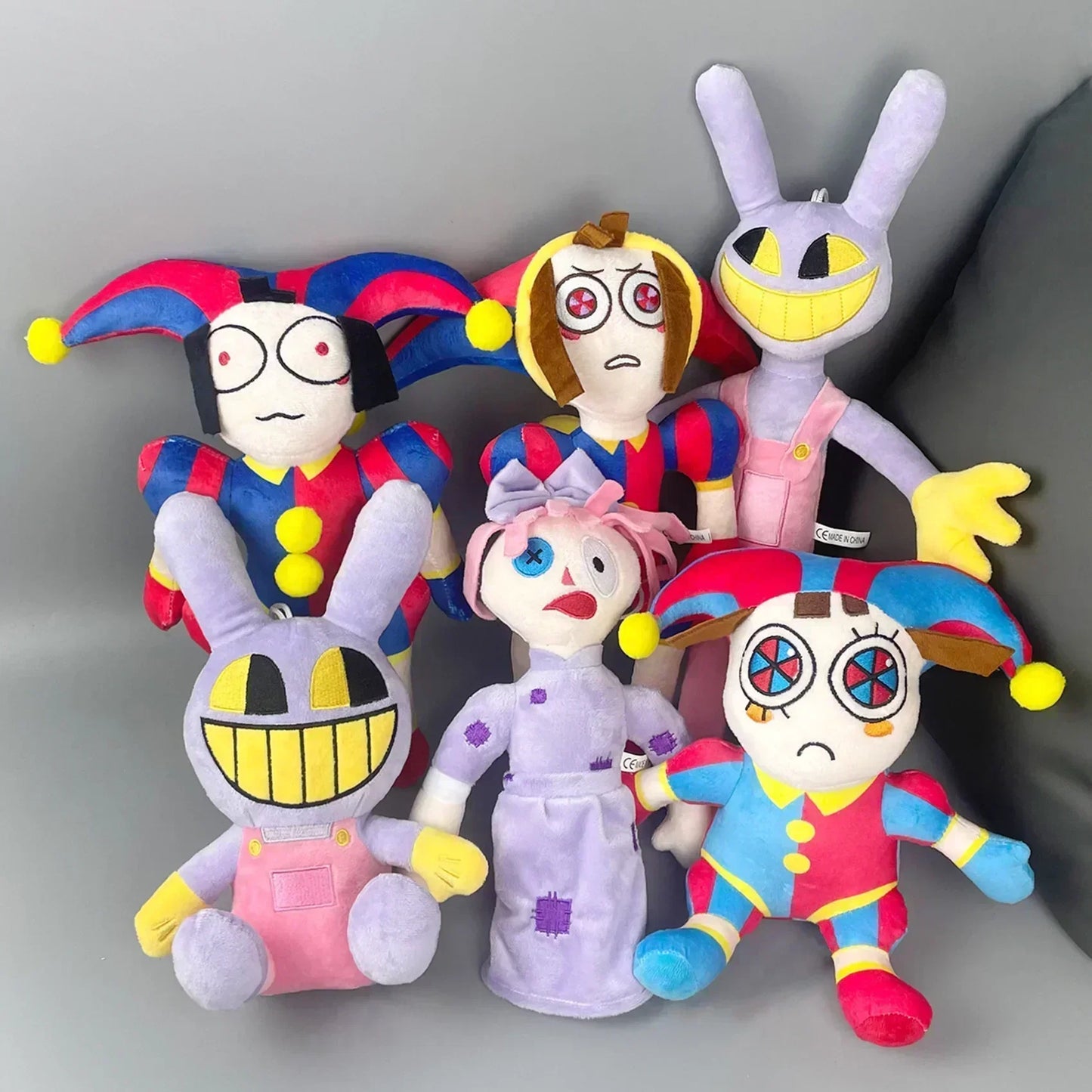 ///New Styles The Amazing Digital Circus Pomni Jax Plush Toy Anime Cute Theater Rabbit Doll Cartoon Clown Christmas Kids Gifts