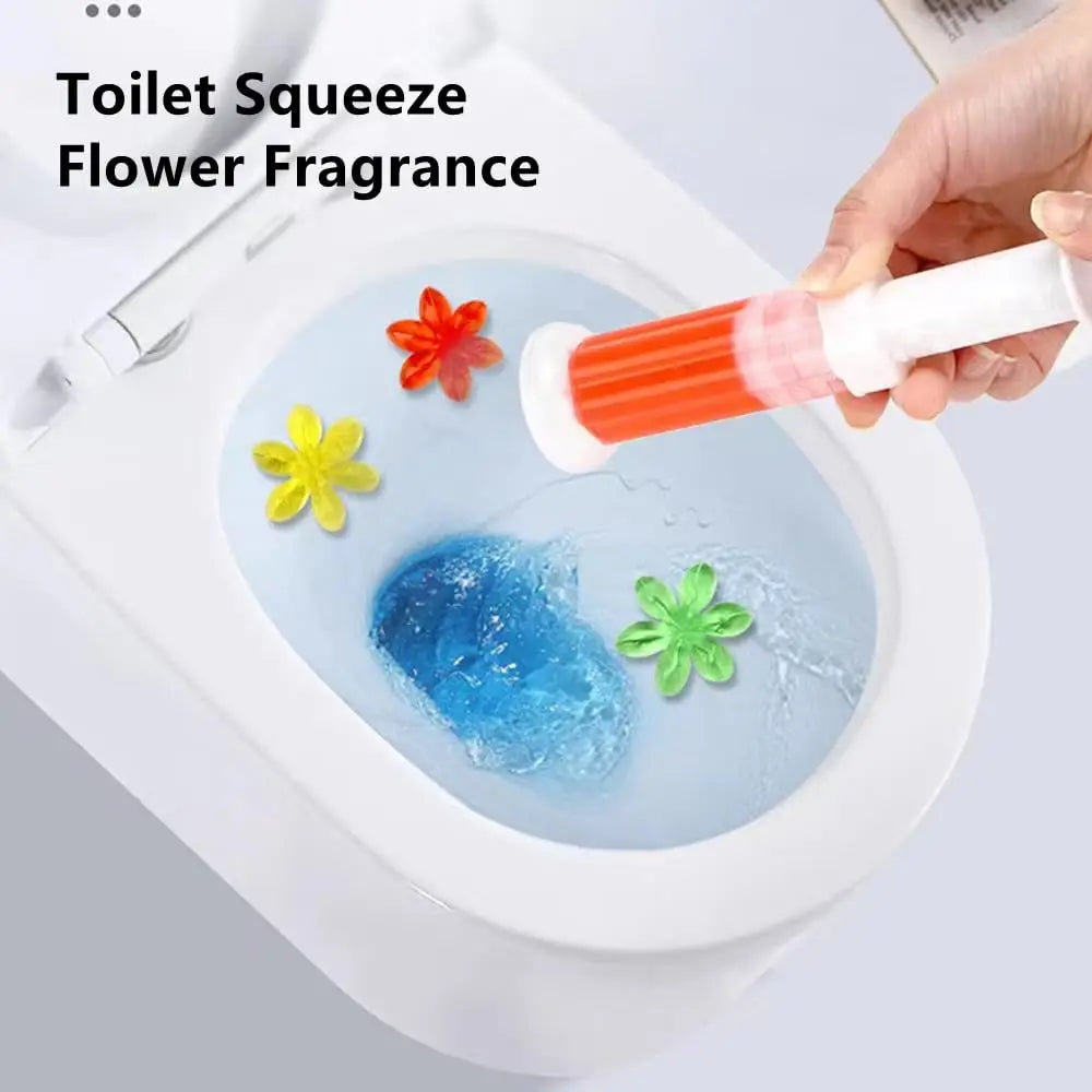Toilet Cleaner Gel Stick Tablet Toilet Liquid Fragrance Gel Cleaning Deodorization Odor Lasting Solid Aromatherapy Air Freshener