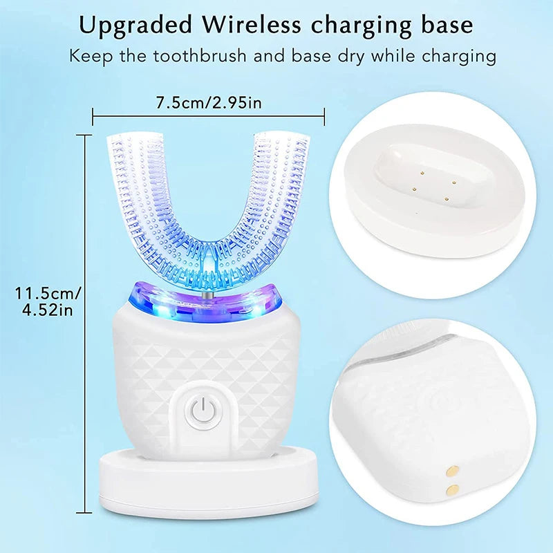 Dental Care U shape electric toothbrush manufacturer 360 degree U-shaped automatic electric toothbrush
