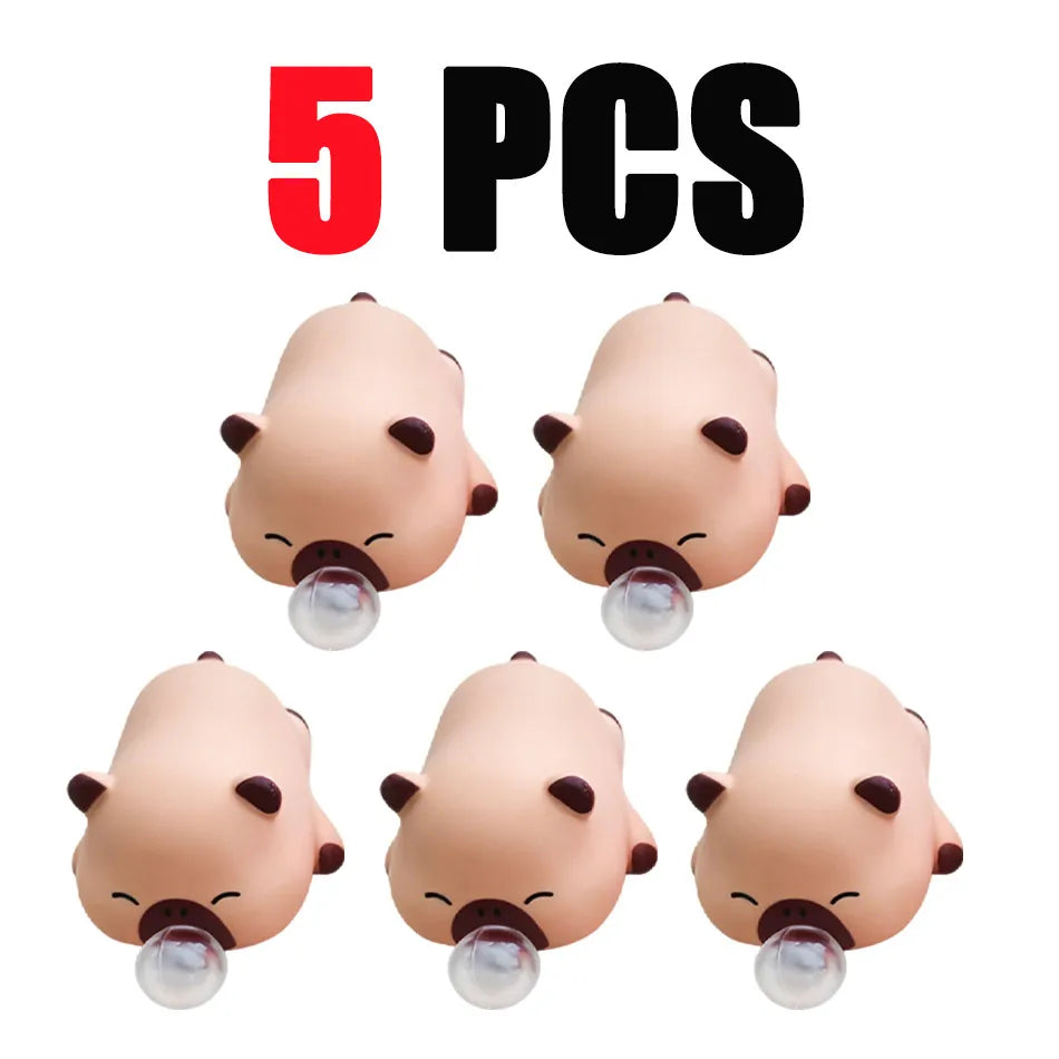 Cute Animal Bubble Squeeze Toys, Panda & Pig Slow Rebound Squishies Office Gags and Stress Relief Viral Desk Gadgets for Pranks